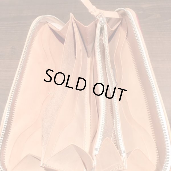 画像4: 【大好評！】【栃木レザー製】ラウンドジップウォレット『ビッグ』 (4)