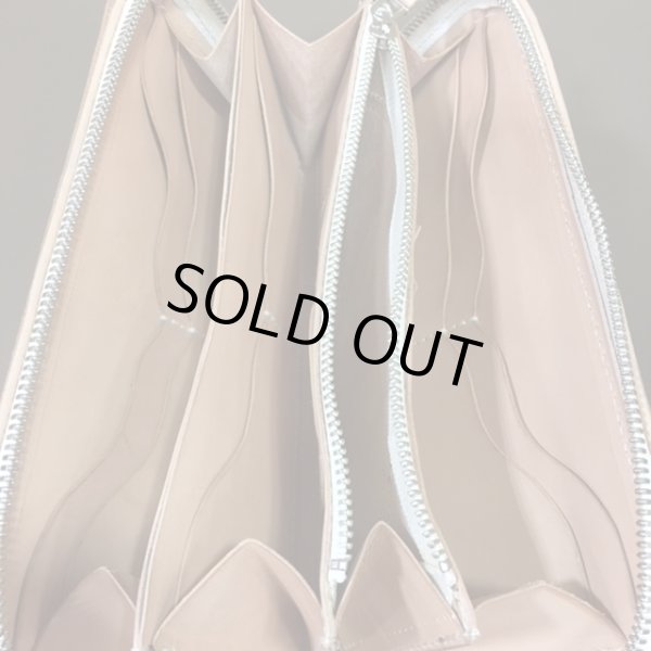 画像4: 【大好評!】【栃木レザー製】ラウンドジップウォレット『ビッグキルティング』 (4)