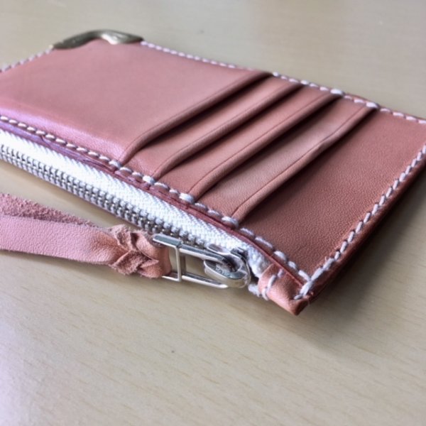 画像4: 【栃木レザー製】『ジップコインケース』(NA) (4)
