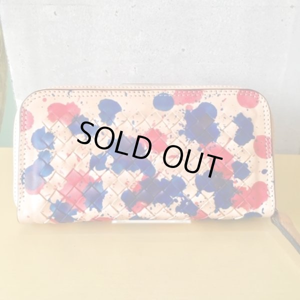 画像2: 【30％OFF】【栃木レザー製】ラウンドジップウォレット『ビッグイントレチャート』 (2)