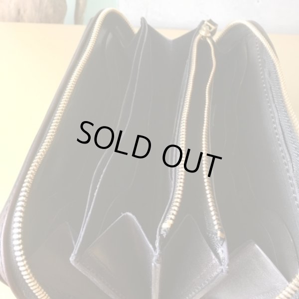 画像5: 【30％OFF】【レーデルオガワ製コードバン使用】ラウンドジップウォレット『ビッグキルティング』 (5)