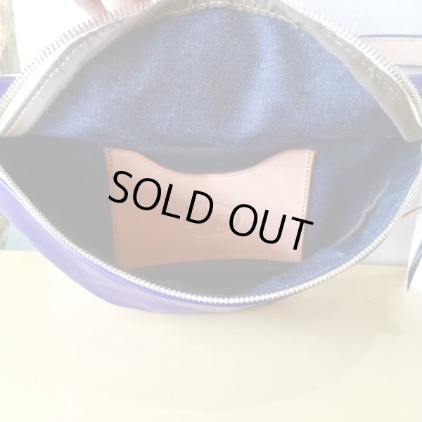 画像3: 【栃木レザー製】ウエスト兼ボディーバッグ『TW-WABY(BU)』 (3)