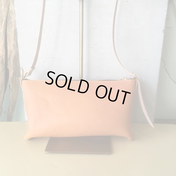 画像2: 【栃木レザー使用】『ショルダーバッグ中(CA)』 (2)