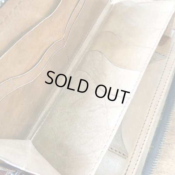 画像6: 【大好評！】【栃木レザー製】ラウンドジップウォレット『ヴィンテージスタイル　エクレア』 (6)