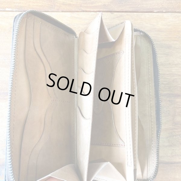 画像5: 【大好評！】【栃木レザー製】ラウンドジップウォレット『ヴィンテージスタイル　エクレア』 (5)