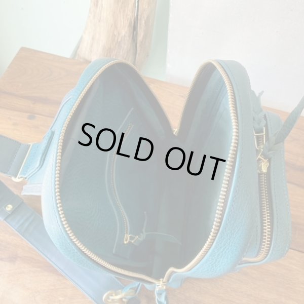 画像4: 【イタリアンレザー使用】『ボディーバッグ(BL)』 (4)