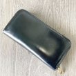 画像2: 【新喜皮革製オイルコードバン使用！】ラウンドジップウォレット『TW-cord-RO(BK)』 (2)