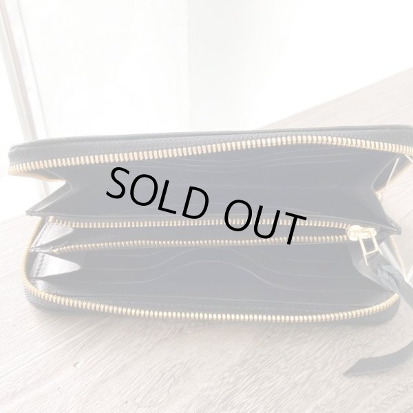 画像6: 【新喜皮革製オイルコードバン使用！】ラウンドジップウォレット『TW-cord-RO(BK)』 (6)