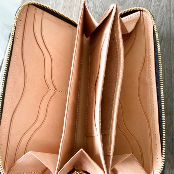 画像6: 【栃木レザー製】ラウンドジップウォレット『ナイルクロコ×ポロサス』 (6)