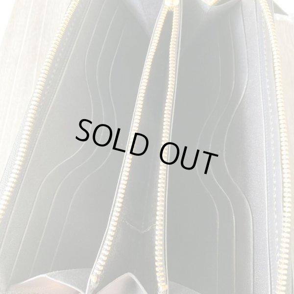 画像5: 【新喜皮革製オイルコードバン使用！】ラウンドジップウォレット『TW-cord-RO(BK)』 (5)