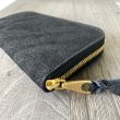 画像3: 【エレファントレザー使用！】ラウンドジップウォレット『TW-ele-RO(BK)』 (3)