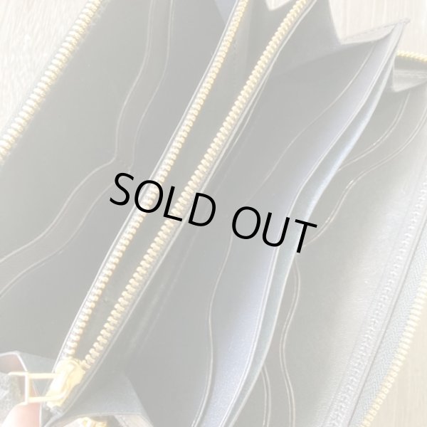 画像4: 【エレファントレザー使用！】ラウンドジップウォレット『TW-ele-RO(BK)』 (4)