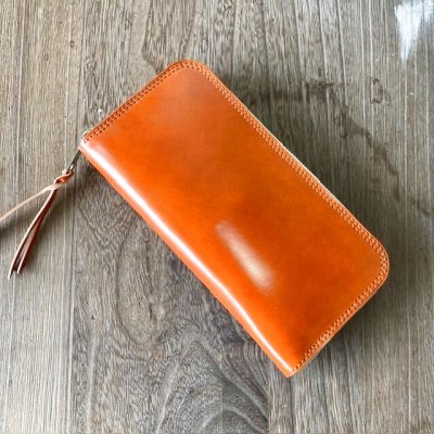 画像1: 【レーデルオガワ製コードバン使用】ラウンドジップウォレット『コードバンＣＡ』